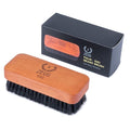 ZEUS Palm Beard Brush for Men, Soft Boar Bristles & Pear Wood Handle (G92)