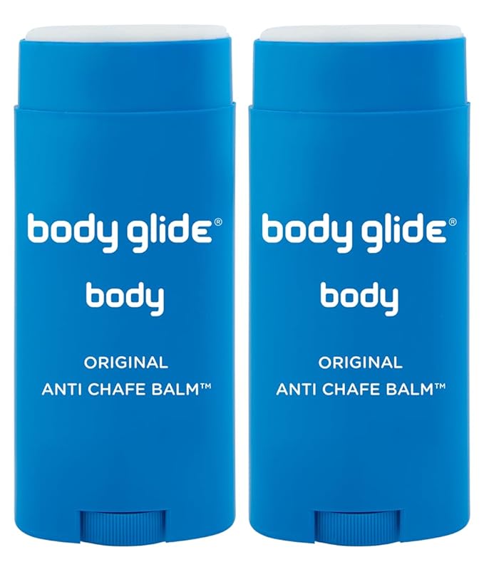 Body Glide Original Anti Chafe Balm | Anti Chafing Stick | Prevent Arm, Chest, Butt, Thigh, Ball Chafing & Irritation | Trusted Skin Protection Since 1996 |2.5oz-2pk