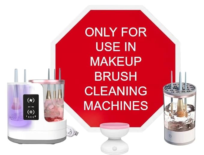 NORTHWEST ENTERPRISES Makeup Brush Cleaner Solution for Electric Makeup Brush Cleaner Machines - Professional Grade (16 ounces)