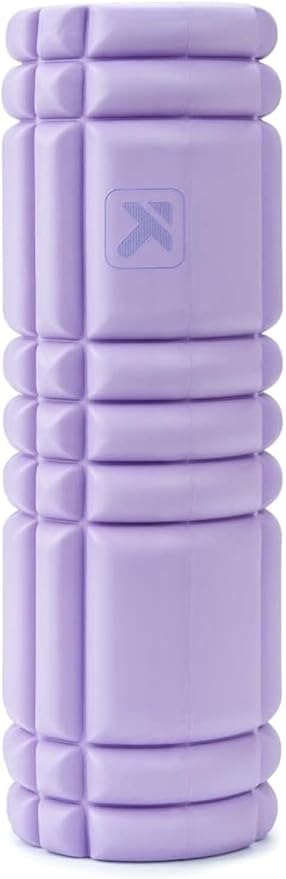 TriggerPoint CORE Foam Massage Roller with Softer Compression for Exercise, Deep Tissue and Muscle Recovery - Relieves Muscle Pain & Tightness, Improves Mobility & Circulation (12''), Lavender
