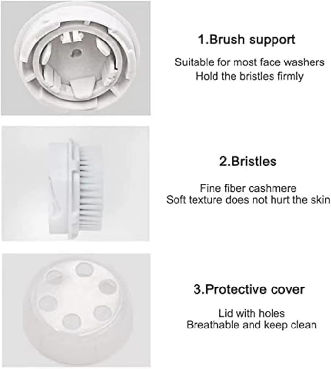 Clarisonic Radiance Facial Cleansing Brush Head Replacement | Compatible with Mia 1, Mia 2, Mia Fit (2Count)