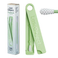 LastSwab® Reusable Cotton Swabs & Reusable Q-Tips - Washable Silicone Ear Swabs, Ear Cleaner & Wax Removal Tool - Eco-Friendly Zero Waste Single-Use Qtips Alternative - Travel Case Holder - Green