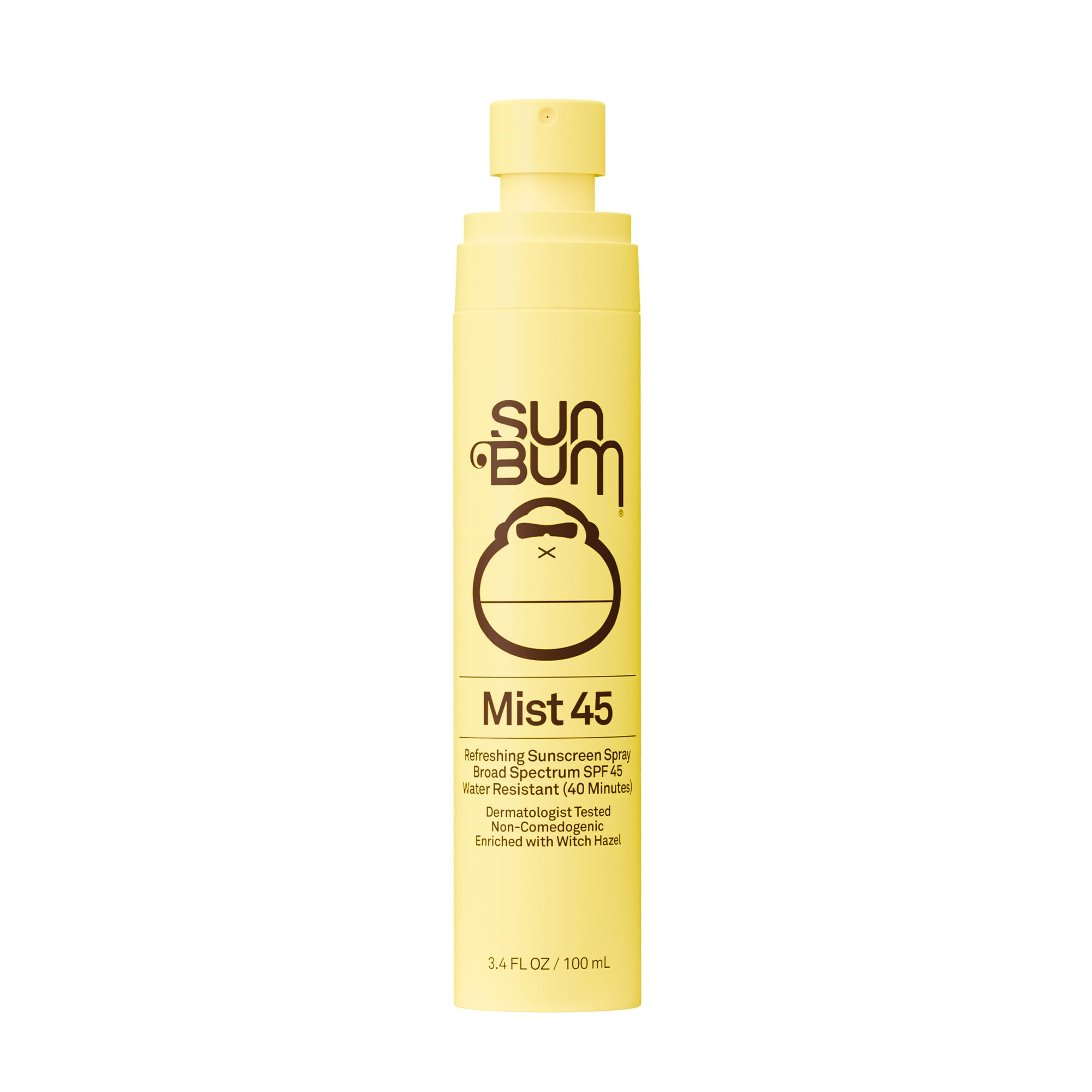 Sun Bum Original SPF 45 Broad Spectrum Sunscreen Mist - Travel Size, 3.4 oz