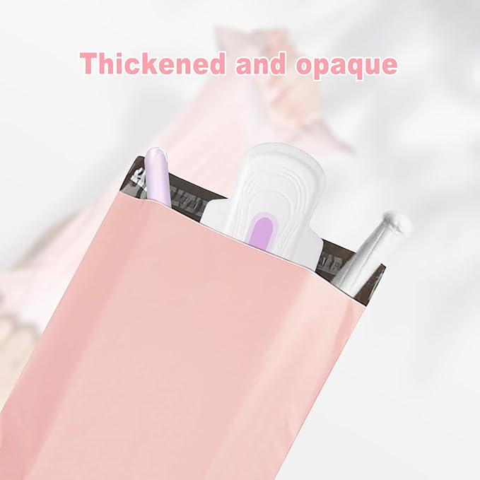 Hipruict Sanitary Napkin Disposal Bags, Pink Feminine Hygiene Disposal Bags, Set of 400,Self-Sealing Seals, Women Sanitary Disposal Bags, Privacy Protection, Disposal Sanitary Napkins, Tampons