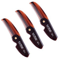 ZEUS Folding Mustache Comb for Men, Handmade Pocket Comb (Traditional)