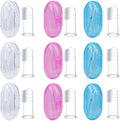 Ipetboom Silicone Baby Finger Toothbrush 9-Pack with Storage Boxes Soft Infant Oral Cleaning Brush Portable Toddler Dental Care Travel Kit