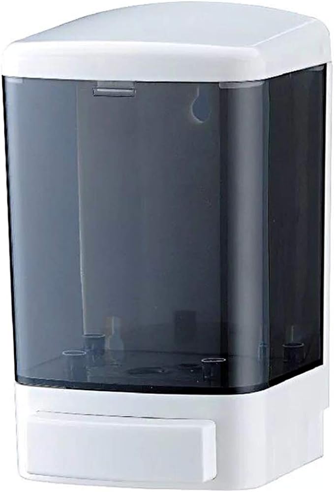 Evhome Manual Soap Dispenser Kitchen Bathroom Wall Mounted Commercial Soap Dispenser for Liquid Containers Shampoo Gel Chamber Plastic - (33.8 oz) 1000ml