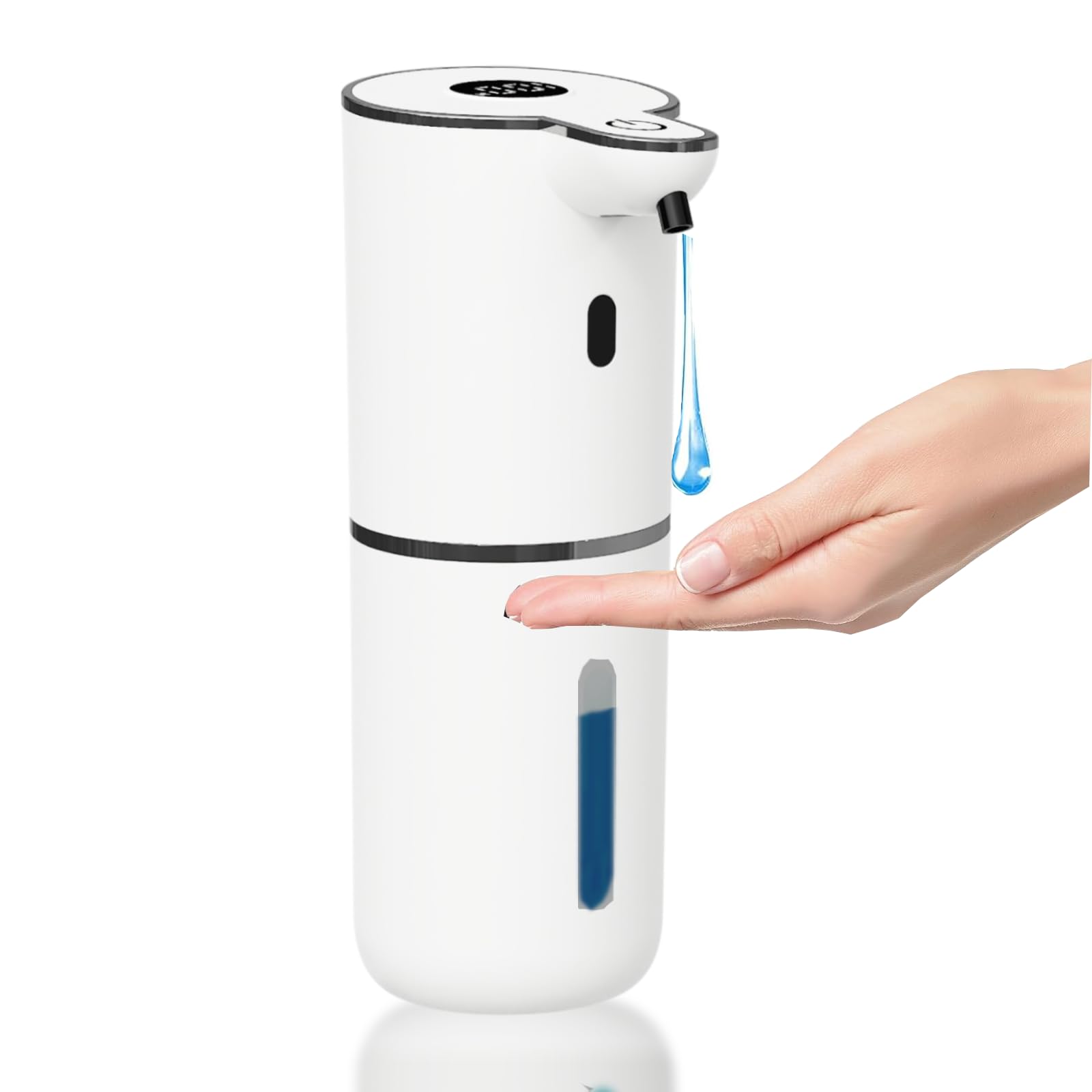 Automatic Liquid Soap Dispenser Touchless, Foaming Soap Dispenser 6 Adjustable Level Hands Free Auto Soap Pump USB Rechargeable Dispenser Electric Wall Mounted DishDispenser Kitchen