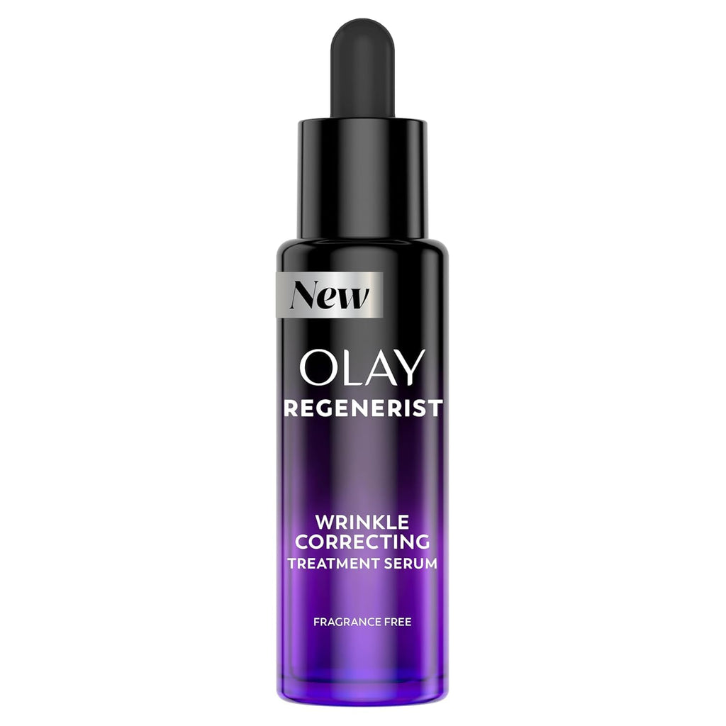 Olay Regenerist Resurfacing Retinol Serum, Renew, Anti-Wrinkle Serum for Women, Anti-Aging Skin Care, Advanced Night Repair, Fragrance-Free, Hexa-Repair Peptide & Pro-Retinol, 1.0oz