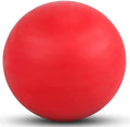 WOVTE Massage Lacrosse Ball for Sore Muscles, Shoulders, Neck, Back, Foot, Body, Deep Tissue, Trigger Point, Muscle Knots, Yoga and Myofascial Release (Red)