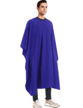 izzycka Professional Barber Cape With Armholes - Hands Free All Purpose 64"x56" Large Waterproof Salon Capes for Hair Stylist - Nylon Hair Cutting Cape For Hair Dye, Hair Color,Haircut - Black