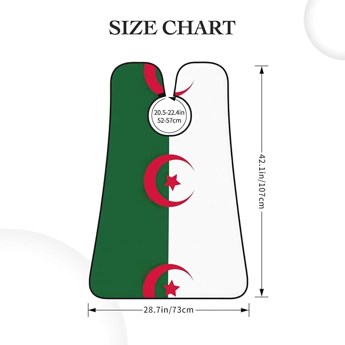 Flag Of Bangladesh Print Beard Bib Shaving Apron, Beard Hair Trimming Cape Gift For Dad
