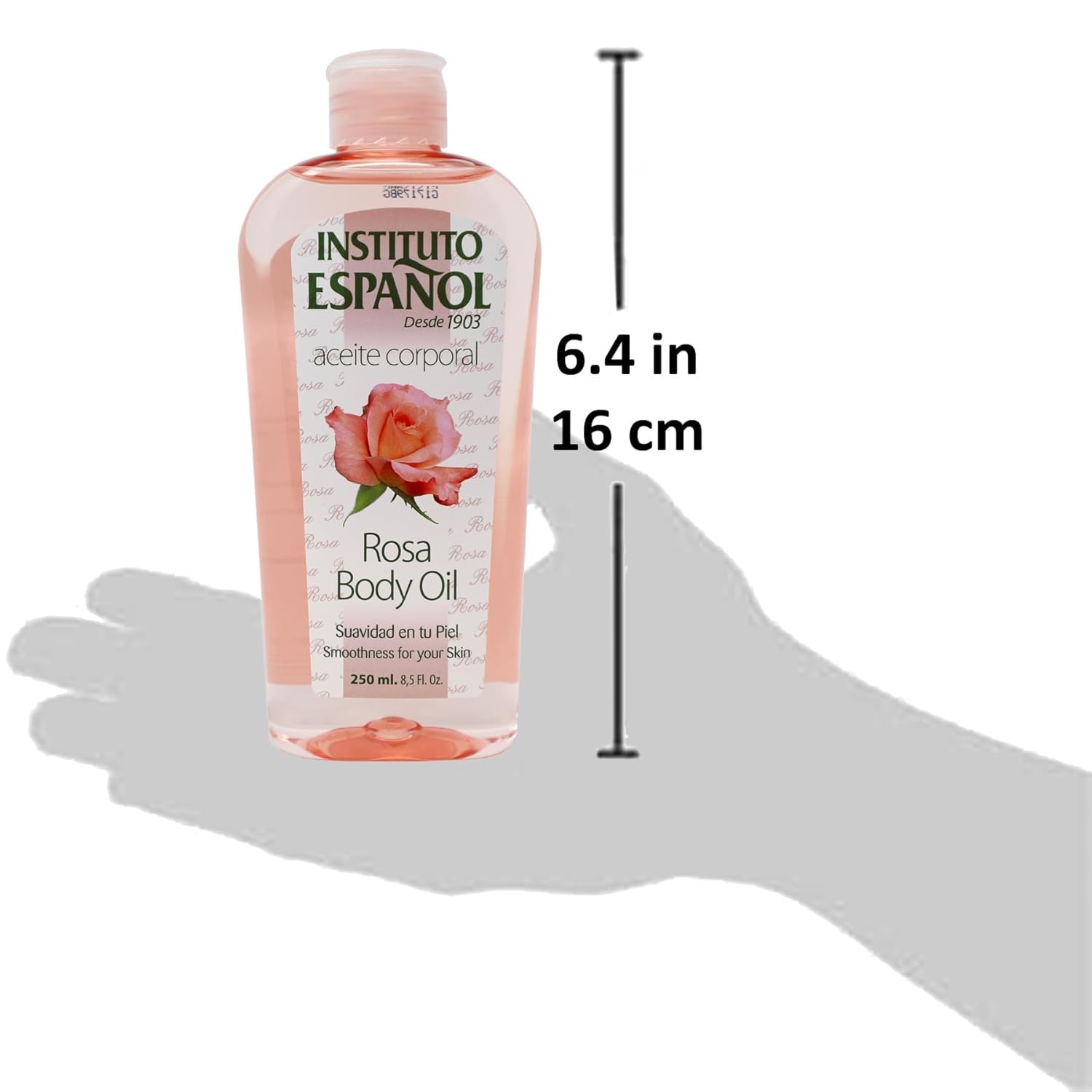 Instituto Espanol Rosa Body Oil, Smoothness for Your Skin, Moisturizing and Regenerating, 2-Pack, 8.5 FL Oz Each