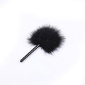 HIPLAYGIRL Easy Makeup Powder Brush-Soft Fluffy Turkey Villus, Craft, Natural Powder-Throwing Puff Beauty Tool (White)
