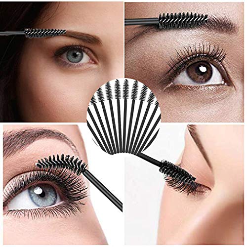 4" Curved Craft Scissors Stainless Steel Unisex Eyebrow Kit Eyebrow Scissors, Slant Tweezers And Eyebrow Brush for Eyebrow Eyelash Extensions Pink Set