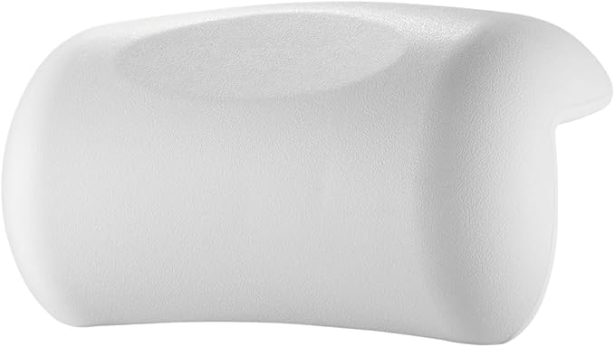 Guluto Bath Pillow Bathtub Pillow, Bath Pillows for Tub Head and Neck Support, Waterproof Bath Tub Pillows with Strong Non-Slip Suction Cups, Relaxing Bath Accessories for Soaking, Spa White
