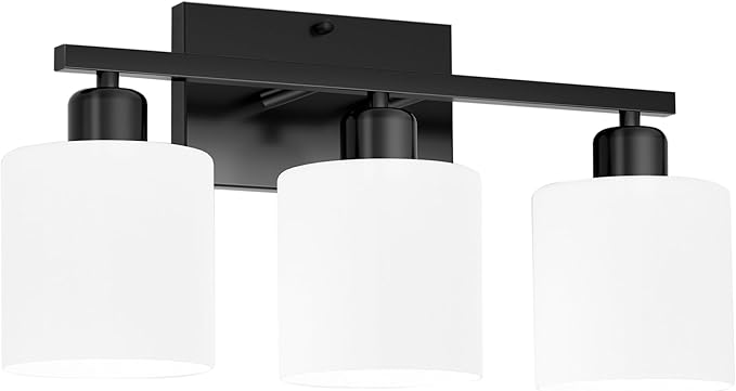 Dekang Black Bathroom Light Fixtures Over Mirror 18 Inches
