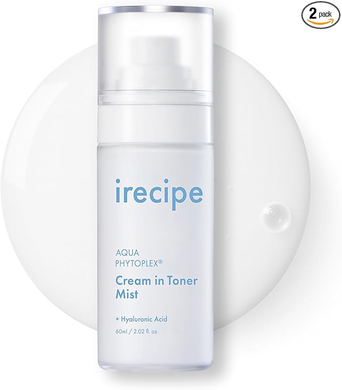 Aqua Phytoplex Cream in Toner Mist Long Lasting Deep Hydration, All-in-One Facial Mist for All Skin Type Unscented Clean Beauty, Vegan, Cruelty Free, Korean Skincare (60ml / 2.02 oz)