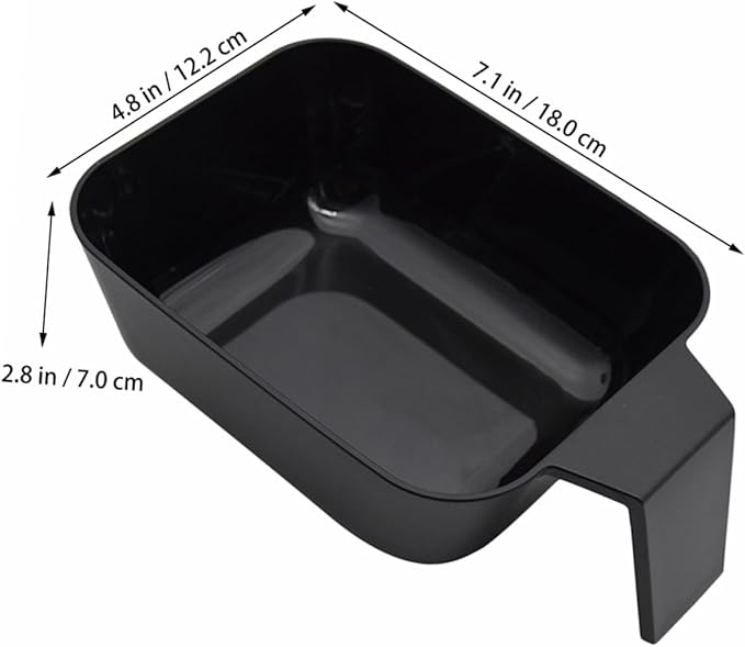 Beatifufu 2 Pack Hair Color Bowl Hair Dye Bowl for Mixing Tint Wide Deep Color Mixing Bowls for Salon and Home Diy Coloring Reusable Salon Tool 7.08 X 4.80 X 2.75 in