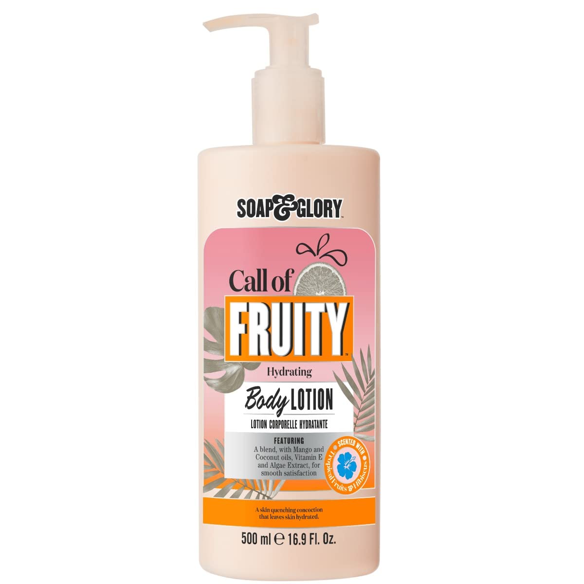 Soap & Glory Call of Fruity Vegan Body Lotion & Cream Moisturizer, 500 ml