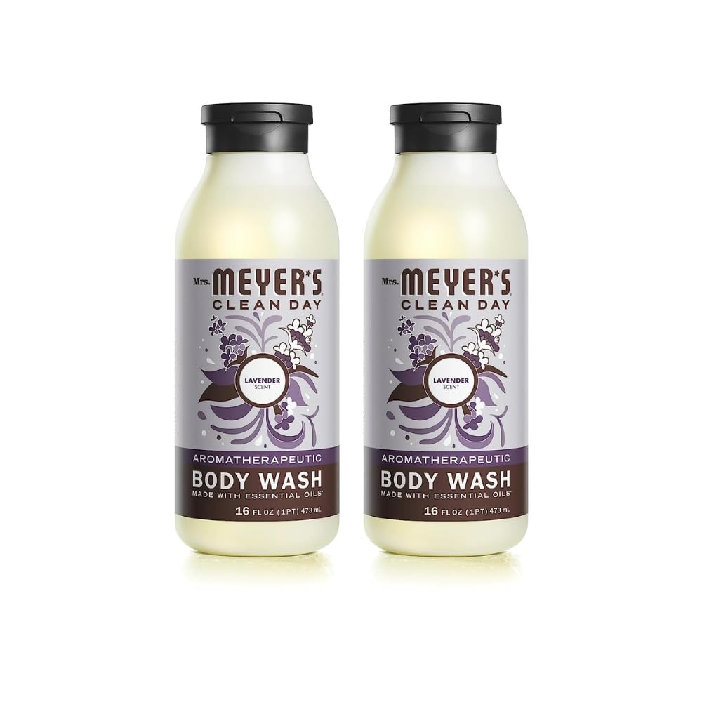 MRS. MEYER'S CLEAN DAY Moisturizing Body Wash, Lavender, 16 fl oz