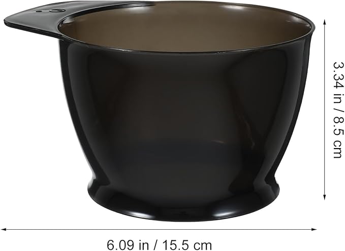 SHERCHPRY Hair Color Mixing Bowl Set 2-Pack Hair Dye Bowl with Measurement Scale Anti-Slip Tinting Bowls for Salon Coloring Reusable Hairdressing Container for Home Oil Treatment