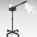 Artist hand Facial Steamer Professional, Hot Facial Steamer for Facial Deep Cleansing, Facial Steamer with Timer, Fast Heating Moisturizing for Esthetician Beauty Salon Spa Home Use, Black