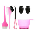 Hair Dye Tools Kit 5-Piece Hair Coloring Set with Mixing Bowl Brush Comb Earmuffs for Salon and Home Use Tinting Supplies