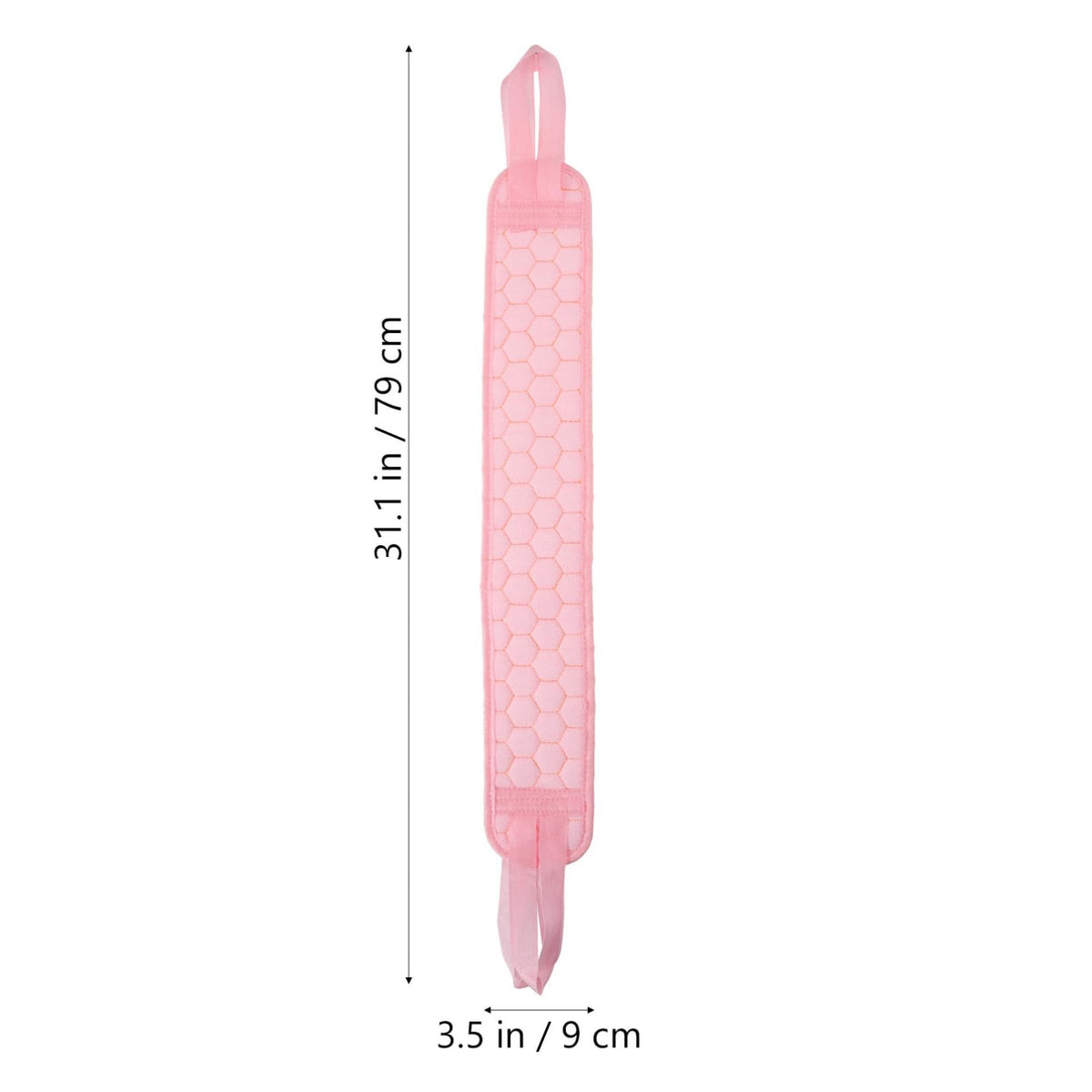 2 Pack Back Scrubber Shower Gloves Plant Sponge Pink Strip