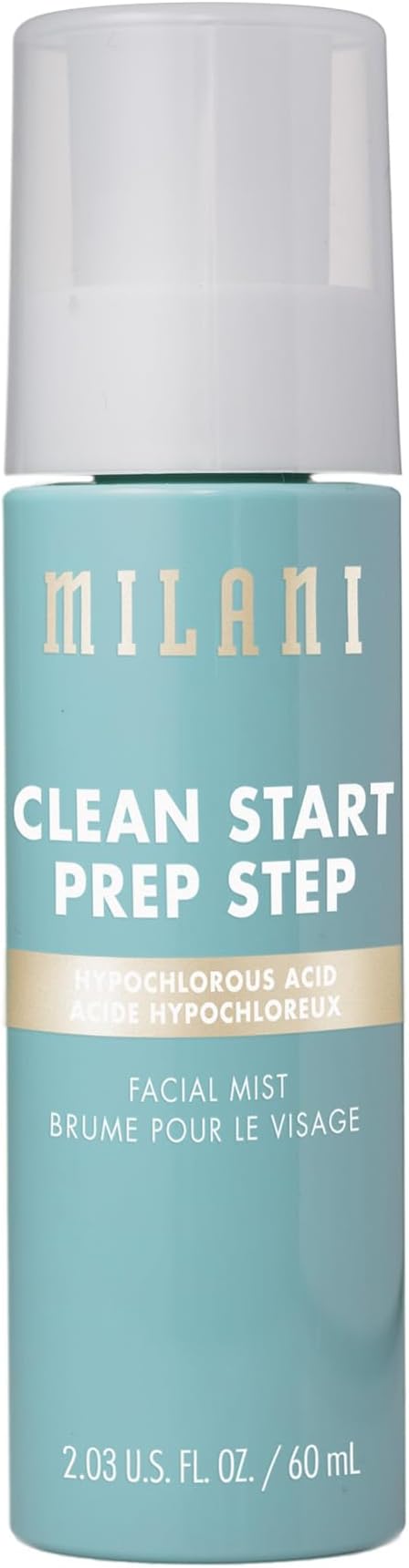 Milani Clean Start Prep Step Hypochlorous Acid Facial Mist, Pack of 1