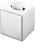 Tissue Box Cover, Square Facial Tissue Holder Storage for Bathroom Vanity, Countertops, Dressers, Night Stand, Parlors and Offices - Mirror
