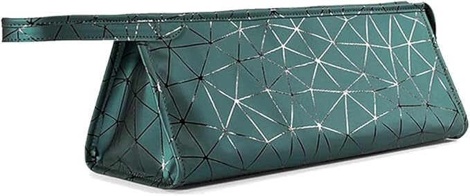 Travel Case Compatible with Dyson Airwrap & Curling Iron/Shark Flexstyle, Portable Carrying Waterproof Organizer for Hair Attachments, Portable Storage Case for Hair Dryer (Emerald Green)