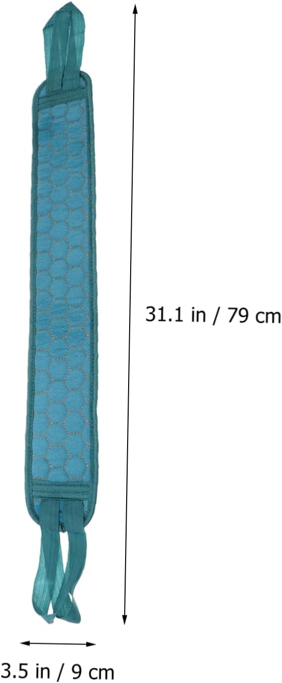 DECORNIJIA Exfoliating Back Scrubber Set 2pcs Long Bath Strap Gloves for Deep Cleansing Suitable for Skin Types Soft Touch
