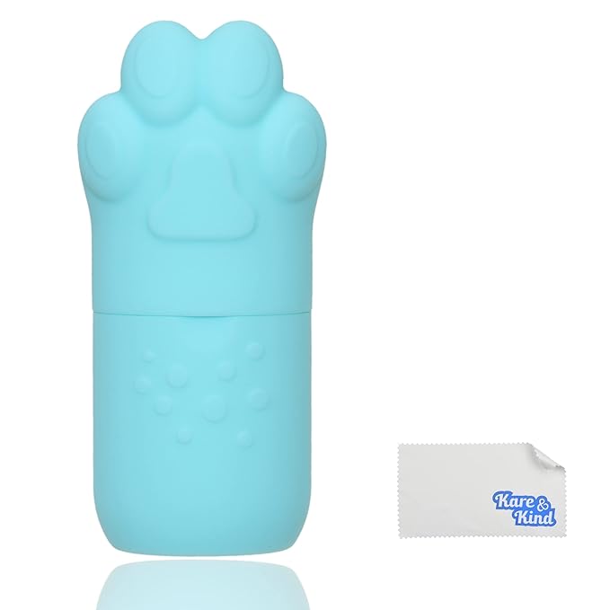 Kare & Kind 1x Ice Rollers - Paw-Shaped Silicone Mold - Use for Face and Body - Ice Mold for Skin Care, Reducing Puffiness Redness and Relaxation