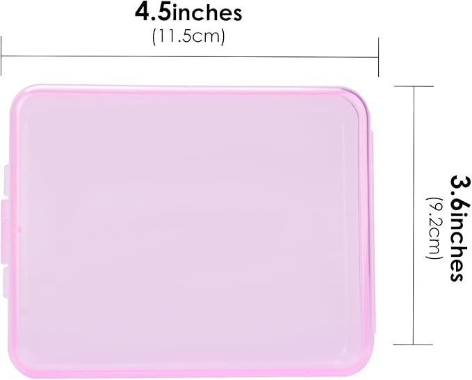 Adorila 3 Pack Travel Cotton Swab Qtip Holder, Portable Hair Tie Organizer with Lid, Flosser Dispenser, Lightweight Storage Organizer for Bathroom Vanity Countertop