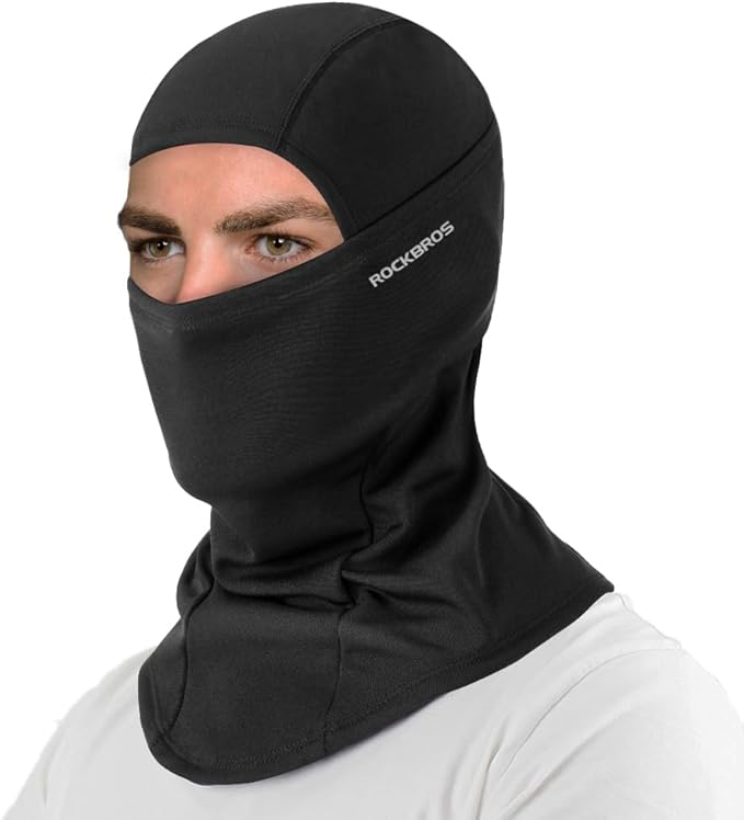 ROCKBROS Windproof Thermal Balaclava Ski Mask for Cycling, Running, Skiing - Men's and Women's