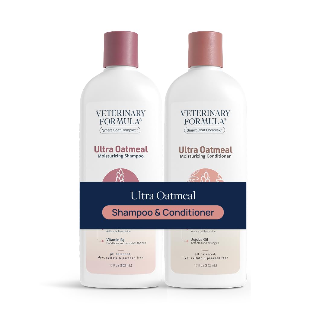 Veterinary Formula Smart Coat Ultra Oatmeal Moisturizing Dog Shampoo, 17oz