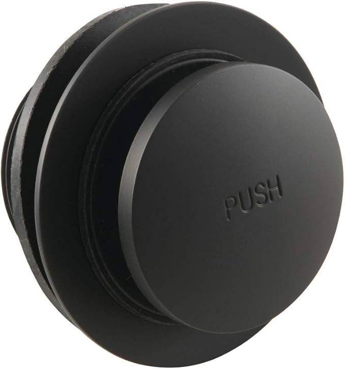 Kingston Brass DTT200MB Tip-Toe Tub Drain, Matte Black