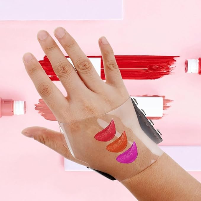 FRCOLOR 2Pcs Makeup Mixing Palette Gloves Reusable Cosmetic Plate for Foundation Eyeshadow Blending
