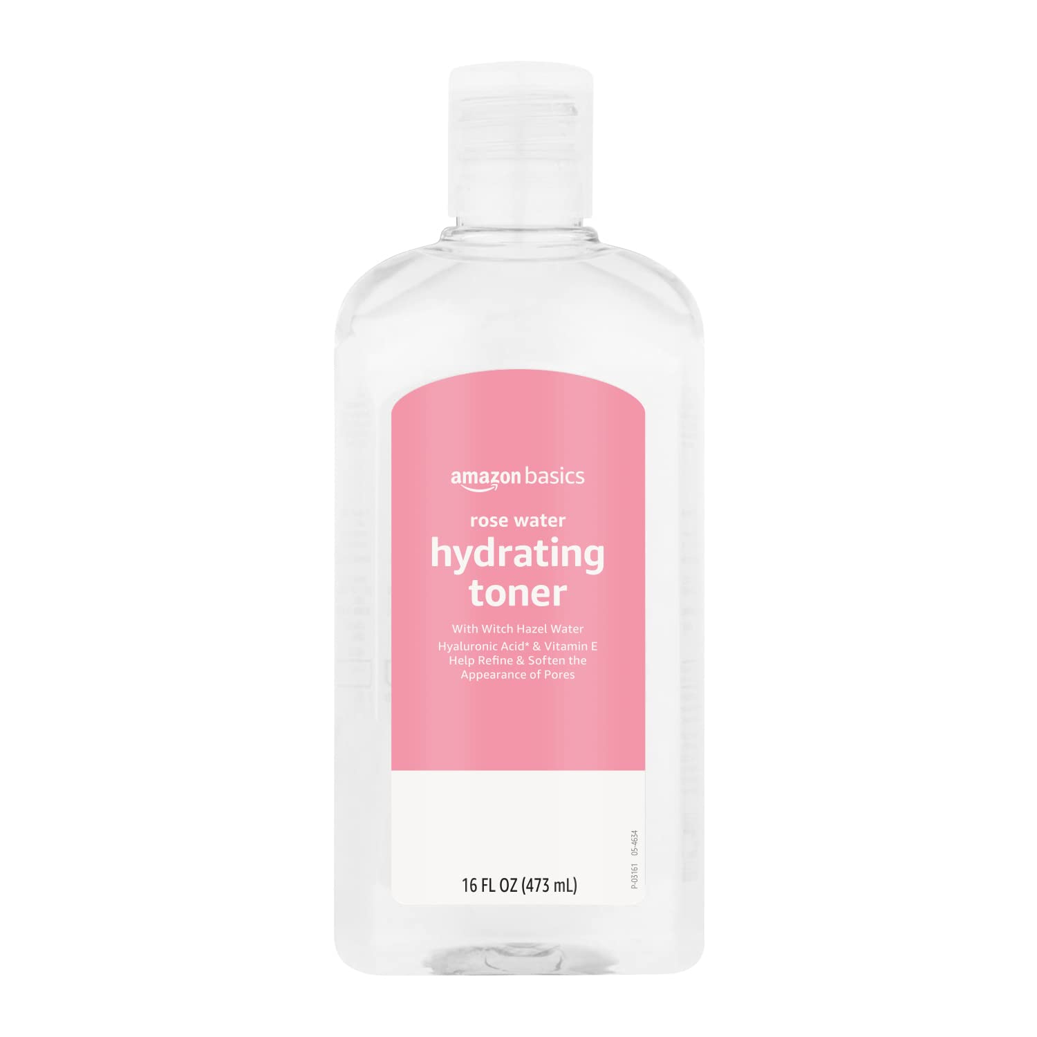 Amazon Basics Rose Water Hydrating Facial Toner, Alcohol Free, 16 fl oz