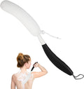 Back Scrubber for Shower, 15.35" Long Handle Shower Brush for Body, Back Brush for Shower for Men Women, Long Handled Bath Sponge for Deep Clean, Exfoliating, Anti-Slip Curve Handled Back Scrubber