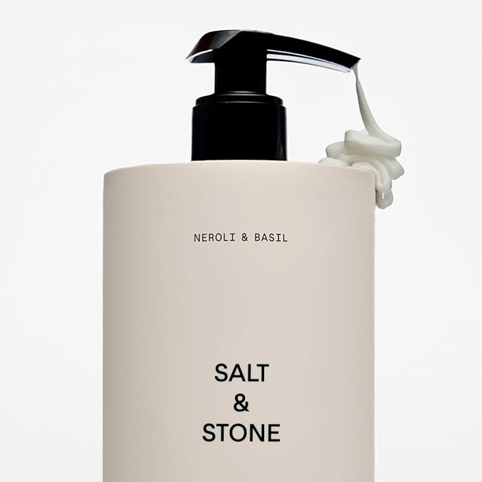 Salt & Stone Body Lotion for Women & Men | Neroli & Basil | Hydrates, Nourishes & Softens Skin | Restores Dry Skin | Fast-Absorbing | Cruelty-Free & Vegan | 15.2 fl oz