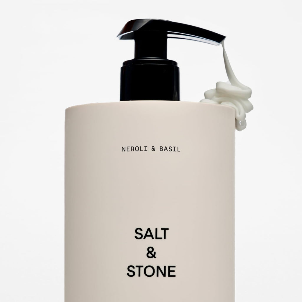Salt & Stone Body Lotion for Women & Men, Vegan, Neroli & Basil 15.2 fl oz