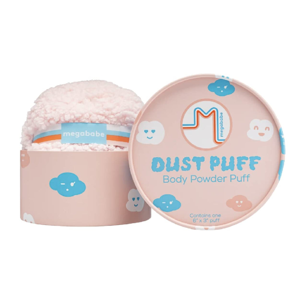 Megababe Dust Puff, Oversized Body (6” x 3”) Ultra-Soft Powder Puff