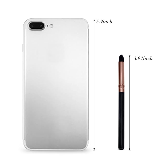 UorPoto Eyeliner Smudge Brush Pencil Stick Set,10Pcs Professional Sponge Blending Makeup Tool for Eyeshadow and Eyebrow Reusable Applicator