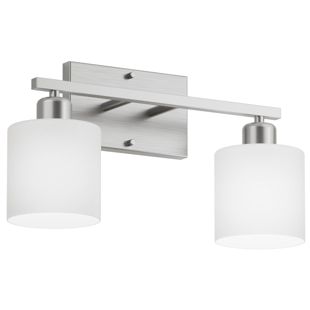 Dekang Bathroom Vanity Light Fixture Brushed Nickel, 2-Light Wall Sconces
