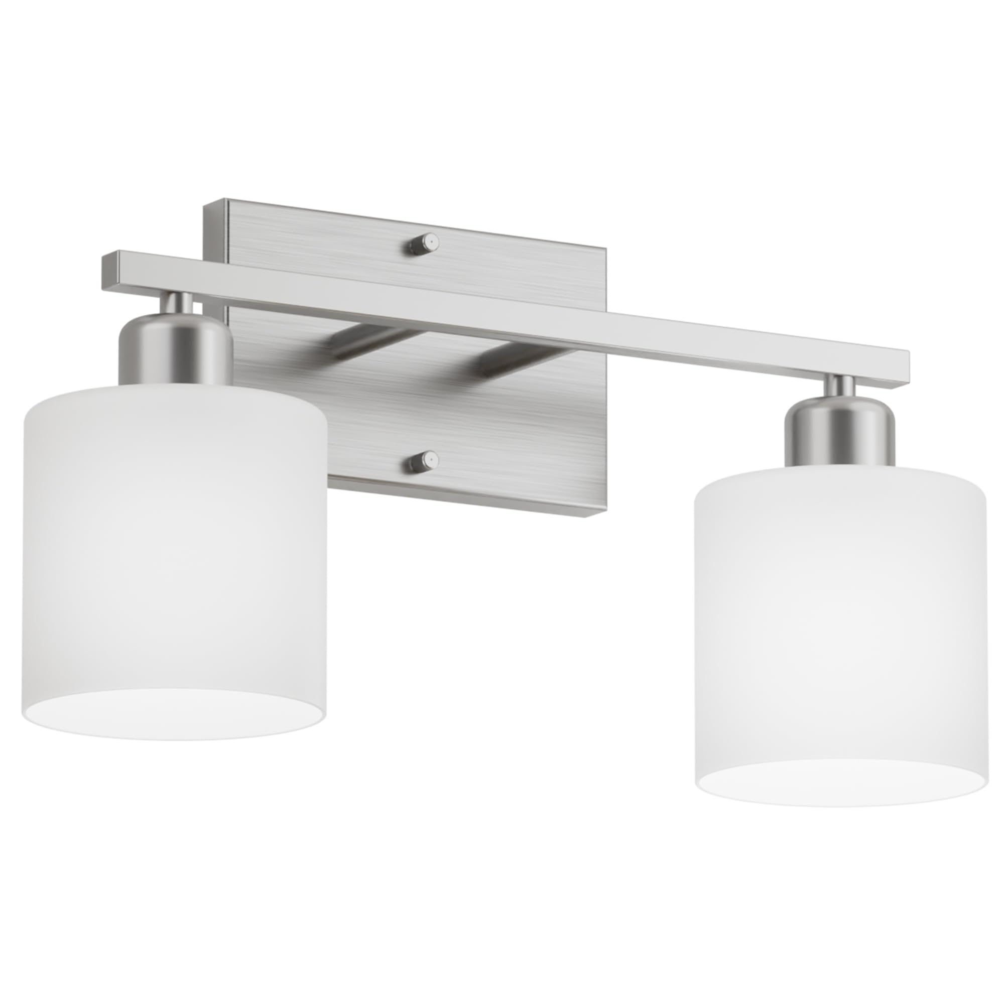 Dekang Bathroom Vanity Light Fixture Brushed Nickel, 2-Light Wall Sconces