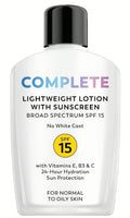 Olay Complete All Day Moisturizer with Broad Spectrum SPF 15 Normal, Sunscreen for Face, 4 Fl Oz (Pack of 1)