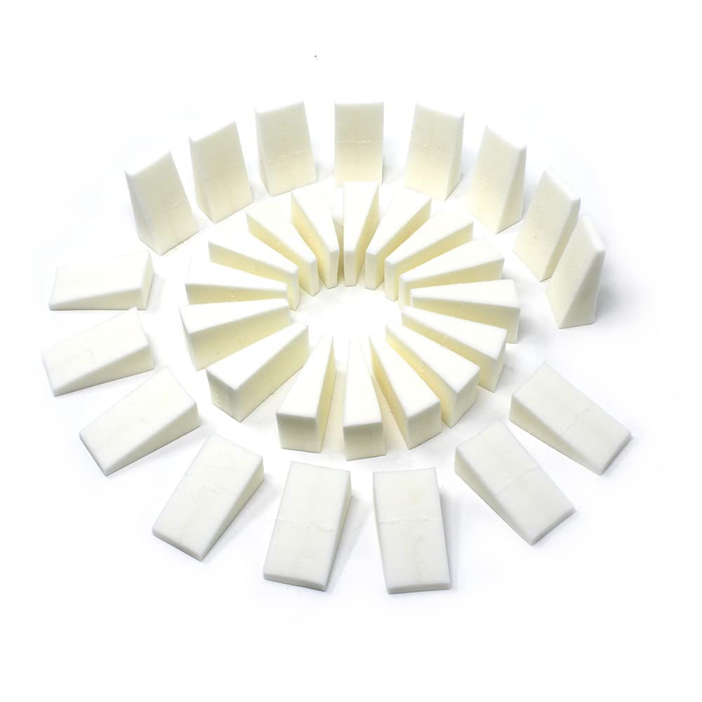Amazon Essentials Cosmetic Foam Wedges For Makeup, 32 Count (Previously Amazon Basics)