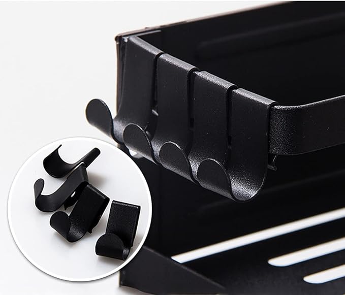Multi-Layer Magnet Rack, Refrigerator Racks Bathroom Countertop Storage Shelf Cosmetic Organizer Holder Kitchen Spice Rack, Decorative Storage,White